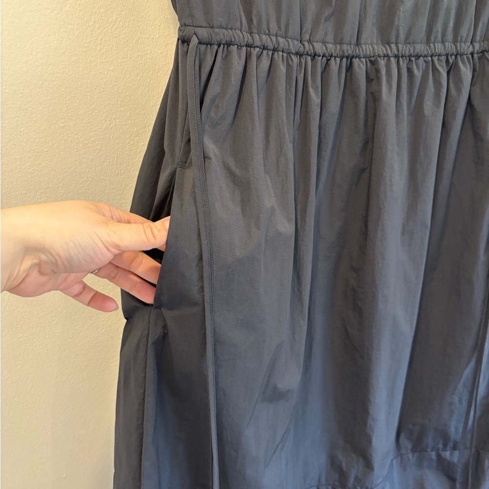 Uniqlo C Clare Waight Keller Minimalist Sleeveless Midi Dress Elastic Waist | M - Picture 7 of 12